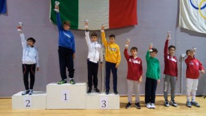 Il podio di Cobal
