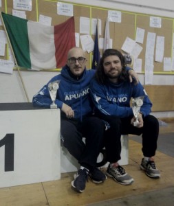 Iacopo Nicoli e Gabriele Favaretto dopo la premiazione